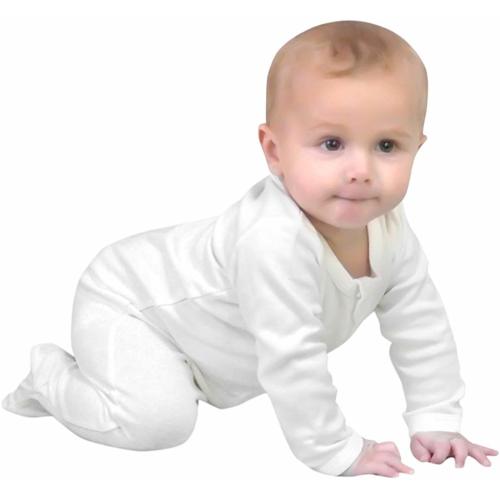 Organic Cotton Baby Boy Girl Zip Front Sleep 'N Play, Footed Sleeper, Long Sleeve