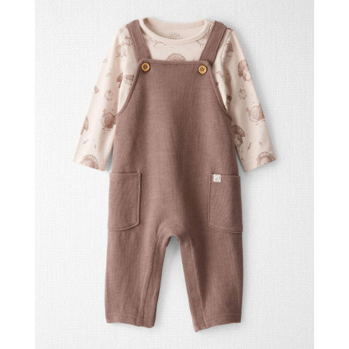 Baby 2-Piece Organic Overall Set in Autumn Grove Print - Little Planet | Carter's