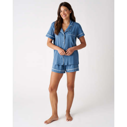 Heather Blue Women's Pajama Set - Little Sleepies