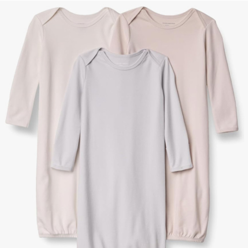 Amazon Essentials Unisex Babies' Long Sleeve Cotton Sleeper Gown