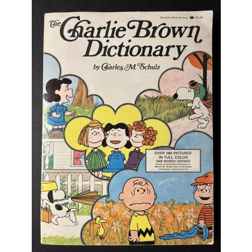 Vintage 1973 Charlie Brown Dictionary Book