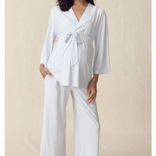 LAKE | Women | DreamModal® Pajamas | Fog Maternity Kimono Bundle