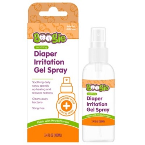 Boogie Diaper Irritation Gel Spray With HOCL - 3.4 fl oz