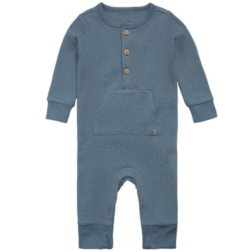 Modern Moments™ by Gerber Baby Boys' Romper, Medium Blue, 6-9 Months