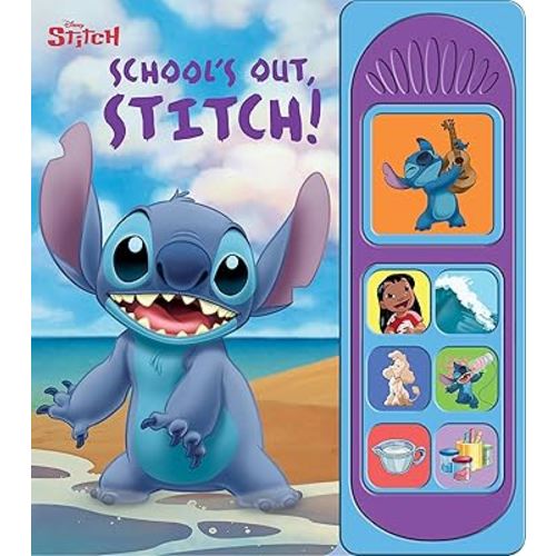 Disney Stitch - School’s Out, Stitch! Sound Book - PI Kids