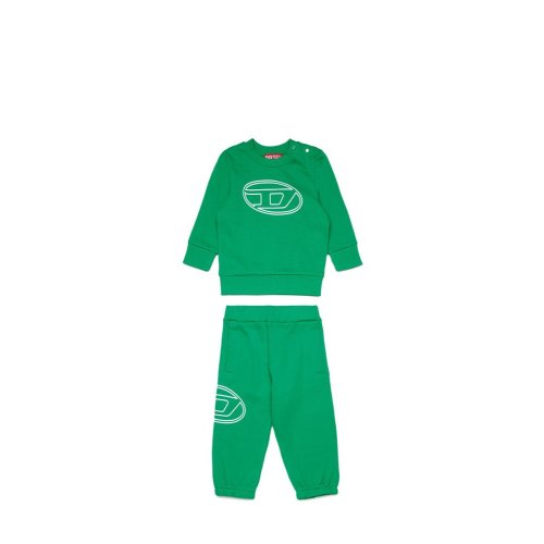 Diesel Kids Oval-D Logo Printed Tracksuit Set