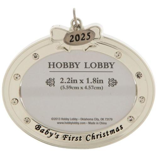 Baby's First Christmas Photo Frame Ornament