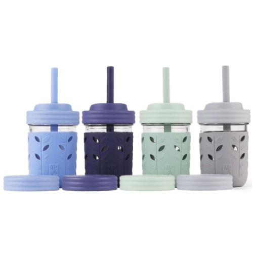 8oz Glass Mason Jar Drinking Tumblers + Food Storage