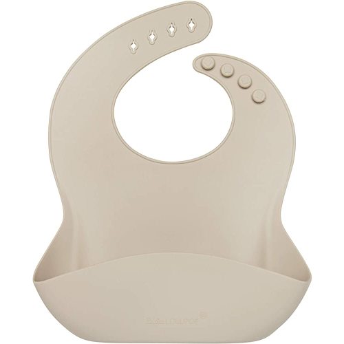 Loulou Lollipop Soft, Waterproof Silicone Feeding Bib