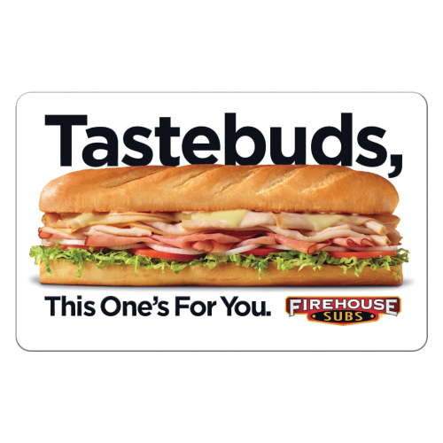 Firehouse Subs Gift Card $15 Gift Card
