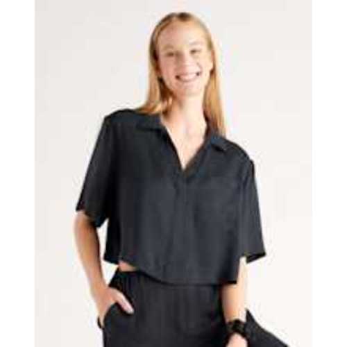100% Washable Silk Pajama Button Up Top