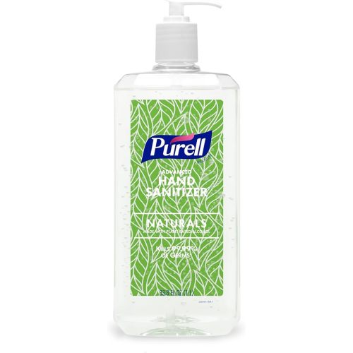 Purell Naturals Hand Sanitizer Gel, Pump Bottle 1ct x 1 L - 3280-04-CMR