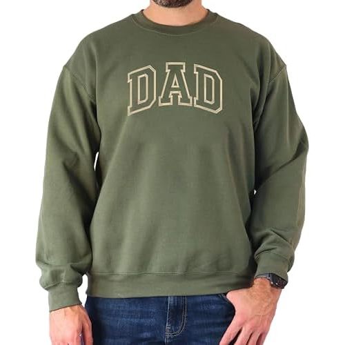 Embroidered Dad Sweatshirt – Cozy, Soft and Comfy Sweatshirt for Men, Perfect for Dads