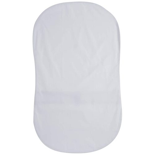 HALO BassiNest Fitted Sheet – 100% Cotton, Soft and Breathable Bassinet Sheet for Babies, 30” x 16” Pre-Shrunk Sheet, Solid White