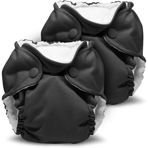 Kanga Care Lil Joey Newborn All in One AIO Cloth Diaper (2pk) Castle 4-12lbs