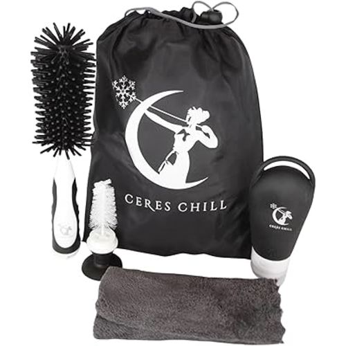 CERES CHILL Travel Washbasin Bag – Collapsible Foldable Portable Wash Basin for Baby Bottles, Pump Parts, etc – Doubles as a Tote – Includes TSA-Friendly Soap Dispenser, Accessories & Storage Bag