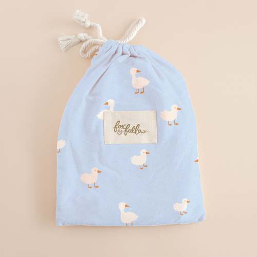 Blue Ducks Organic Fitted Cot Sheet
