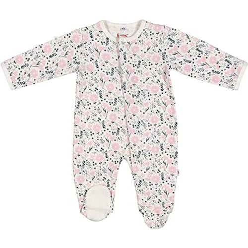 Magnetic Me 100% Organic Cotton Magnetic Baby Footie Pajamas | Super Soft Cotton Fabric