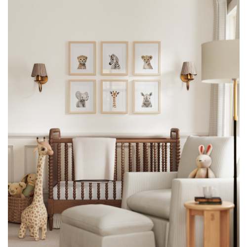 Framed Baby Safari Animals Nursery Decor - African Animals Set of 6 - 12x16 frame - with mat · Natural - African Animals Set of 6 Framed Prints – The Crown Prints