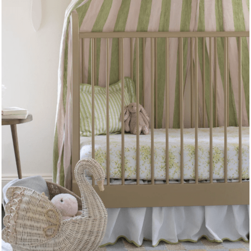 Natalie Yellow Crib Sheet