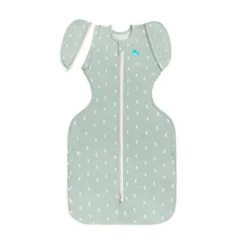 Swaddle Up™ Early Roller Transition Bag 1.0 TOG Cotton Olive Moon