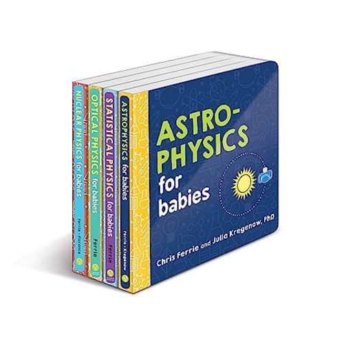 Baby University 4-Book Physics Set: Explore Astrophysics, Nuclear Physics and More with this Ultimate STEM Gift for Kids
