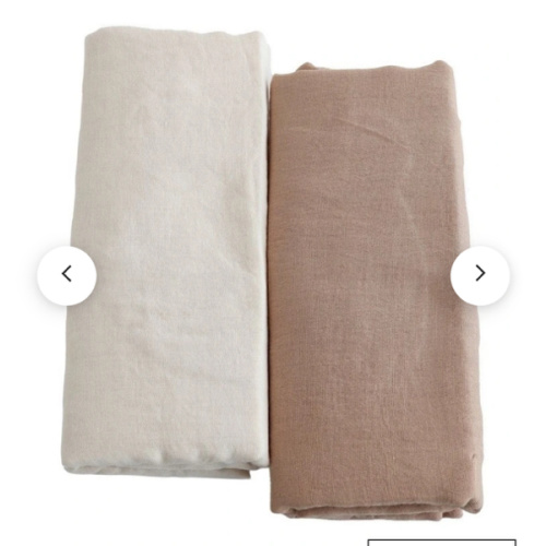 Sundae Muslin Wraps 2 Pack in Chestnut