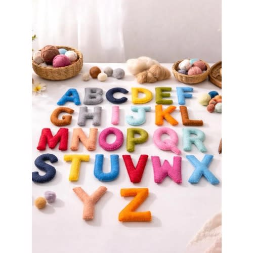 Personalized Felt Name Garland – Custom Baby Nursery Decor Banner