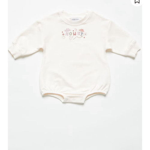 Angel Dear Infant Girls' Howdy Long Sleeve Onesie