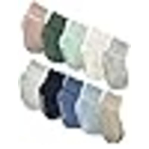 Amazon.com: HonestBaby Multipack Cozy Socks Sustainably Made for Infant, Newborn Baby, Toddler, Kids Boys, Girls, 10-pack Blue Sunrise, 0-6 Months: Clothing, Shoes & Jewelry