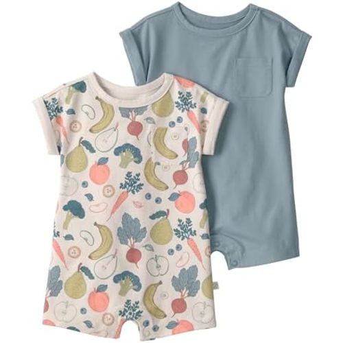 little planet by carter's Unisex Baby Organic Cotton Gauze Shortall
