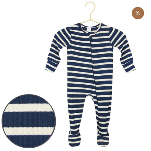 Jack Ribbed Zipper Footies