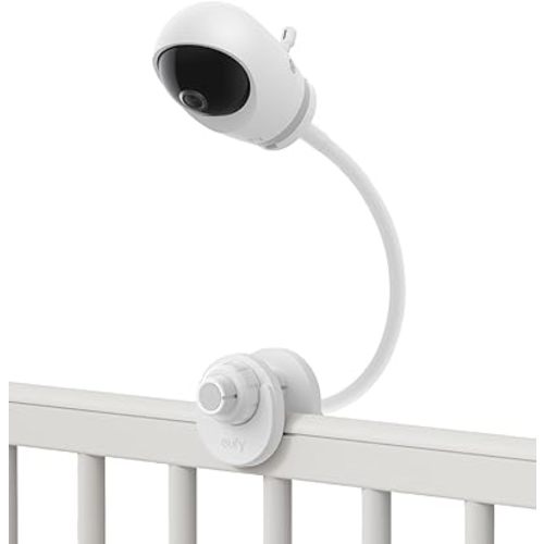 eufy Baby Monitor Crib Mount, 16 Inch Flexible Arm Bracket, Compatible with eufy Baby Monitor C10/E20/E21, No Tools Needed, No Wall Damage, Attach to Baby Crib (Camera Not Included)
