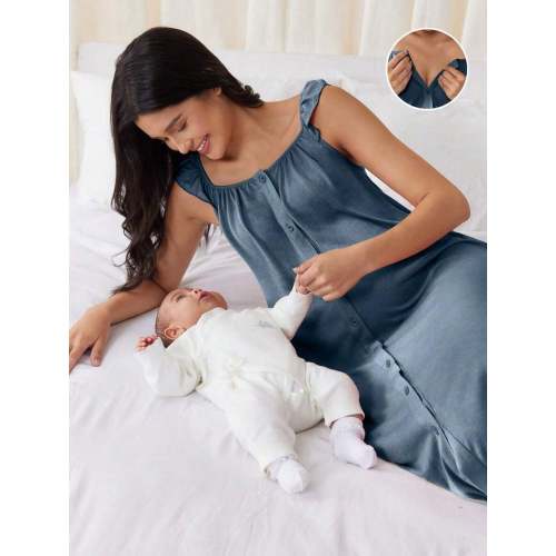 Mom Labor And Delivery Gown For Hospital, For Maternity