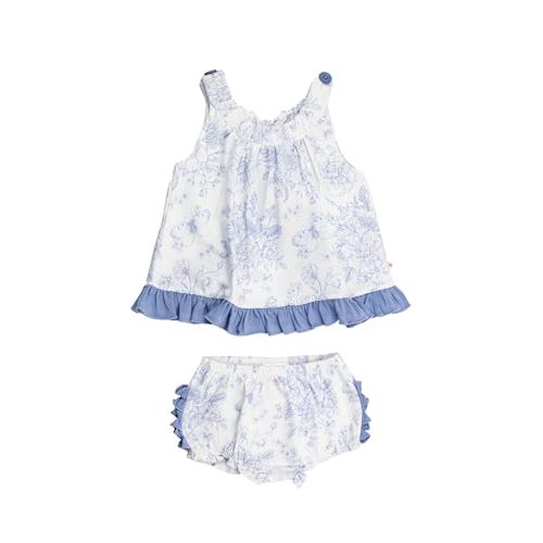 RuffleButts Baby/Toddler Girls Swing Top & Bloomer Coordinated Set