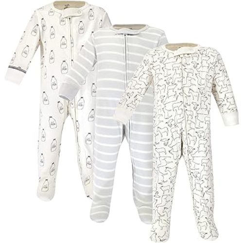 Touched by Nature Baby Girls' Organic Cotton Sleep and Play