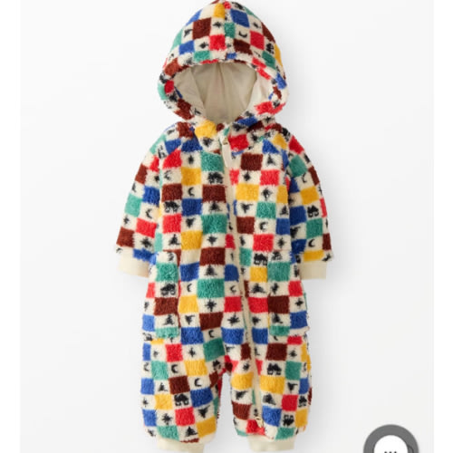 Baby Holiday Marshmallow Fleece Romper