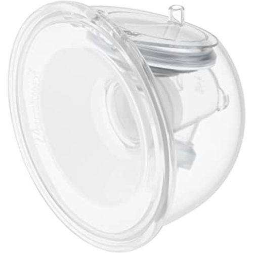 Momcozy Original S9 Pro/S12 Pro Replacement Accessories, Only Compatible with Momcozy S9 Pro/S12 Pro Breast Pump NOT for S9/S12 (Single-Sealed Full Set Collector Cup with 24mm Flange,180ml, 1 Pack)