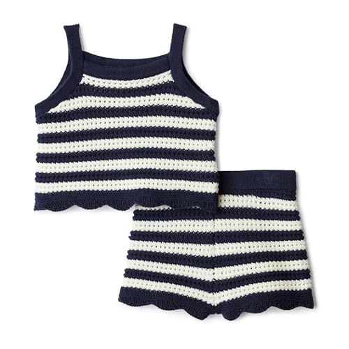 Amazon Essentials x Sofia Grainge Mommy & Me Cotton Crochet Sweaters & Tank Sets