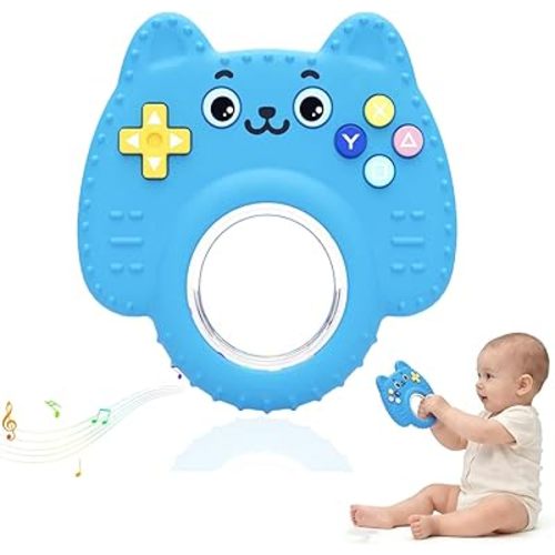 Teething Toys for Baby, Sensory Baby Teether Chew Toy for 0-3-6-12 Months