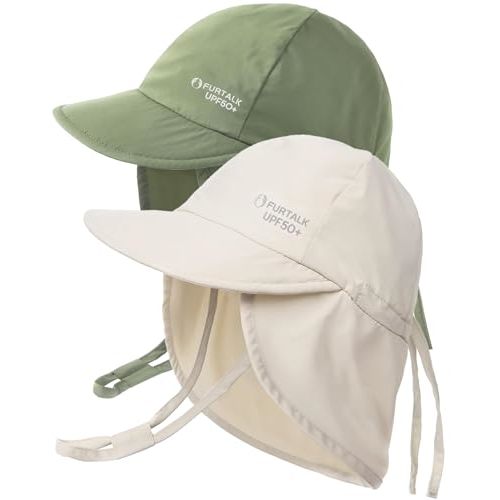 FURTALK Baby Sun Hat Girls and Boys Summer Beach Swim Hat Essentials UPF 50+