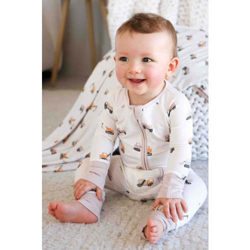 Convertible Zip Romper | Little Builder