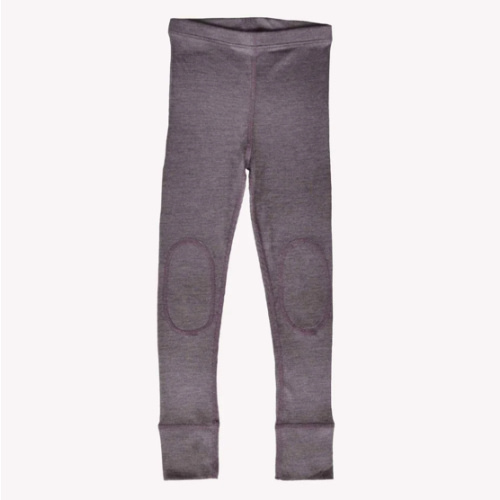 MerinoSilk Baby Leggings Plum – Nui Organics