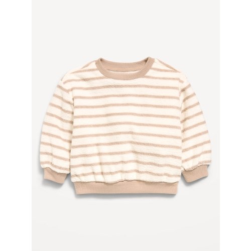Striped Crew-Neck Sweatshirt for Baby