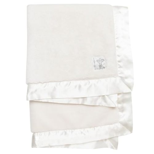 Little Giraffe Posh Mink Baby Blanket - Double-Sided Ultra Soft Plush Fabric, for New Moms, Newborn Must-Have for Girls, Cozy & Cuddly Comfort Blanket, 29" x 35", Pink