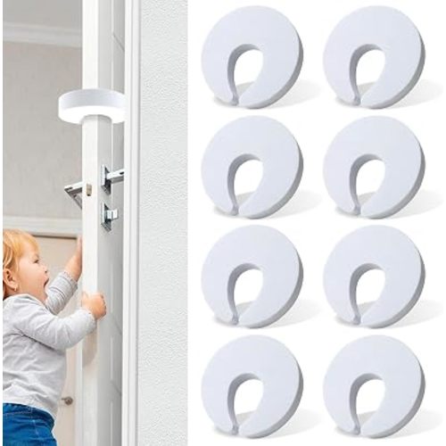 8 Pcs Multifunctional Door Slam Stopper & Door Pinch Guard