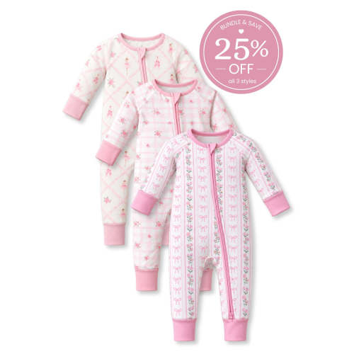 Pretty in Pink Zip Romper Bundle