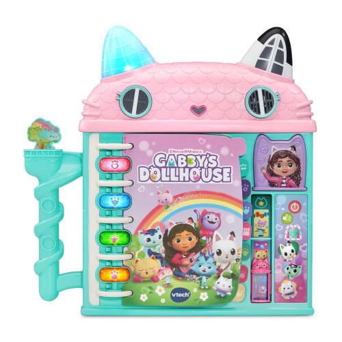 VTech® Gabby's Dollhouse Cat-a-Vator Discovery Book; Interactive Learning Toy for Kids, Ages 3-6 Years Old