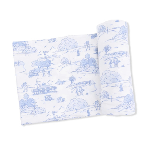 Swaddle Blanket - Golf Toile