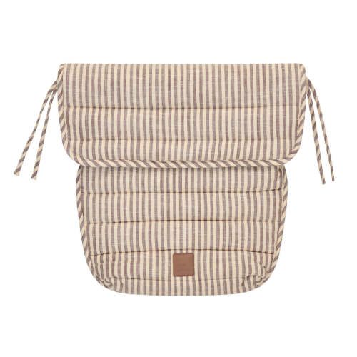 Lemon Sorbet Stripe Linen Pram Cosy – The Muse Edition